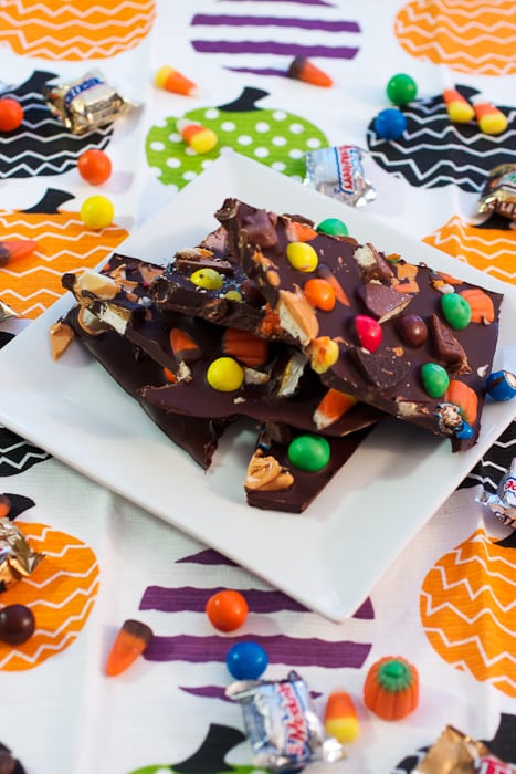Halloween Candy Bark | The Girl In The Little Red Kitchen