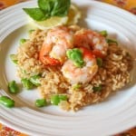 Lemon Risotto with fava beans and shrimp - 1