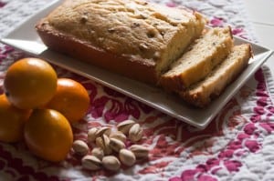 Meyer Lemon Pistachio Loaf #SundaySupper