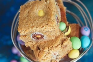 Peanut Butter Bars with Peanut M&Ms