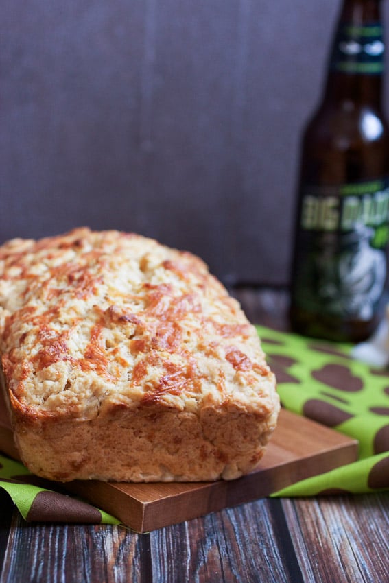 Beer and Irish Cheese Bread from The Girl In The Little Red Kitchen
