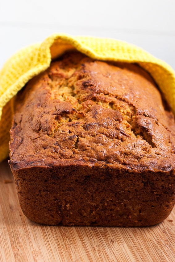 Olive Oil Carrot Cake Bread from The Girl In The Little Red Kitchen