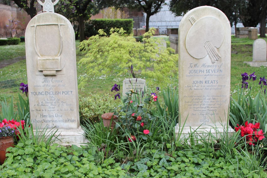 John Keats Grave 