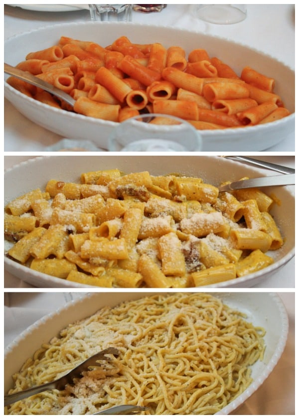 Taste of pastas in Testaccio