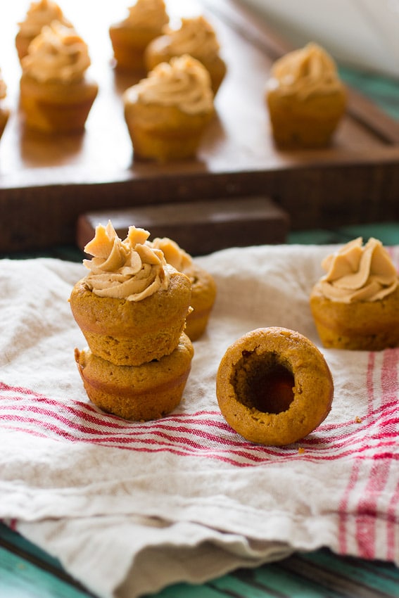 Pumpkin Cookie Cups with Biscoff Buttercream | The Girl In the Little Red Kitchen
