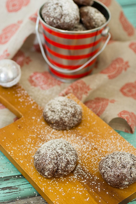 Dulche de Leche Stuffed Chocolate Cookies - The Girl In The Little Red Kitchen