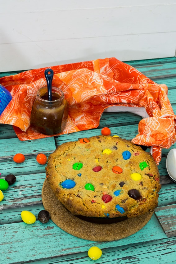 Monster Cookie Cake |The Girl In The Little Red Kitchen