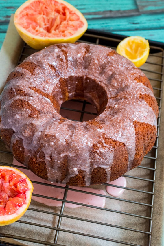 Triple Citrus Cake from The Girl In The Little Red Kitchen