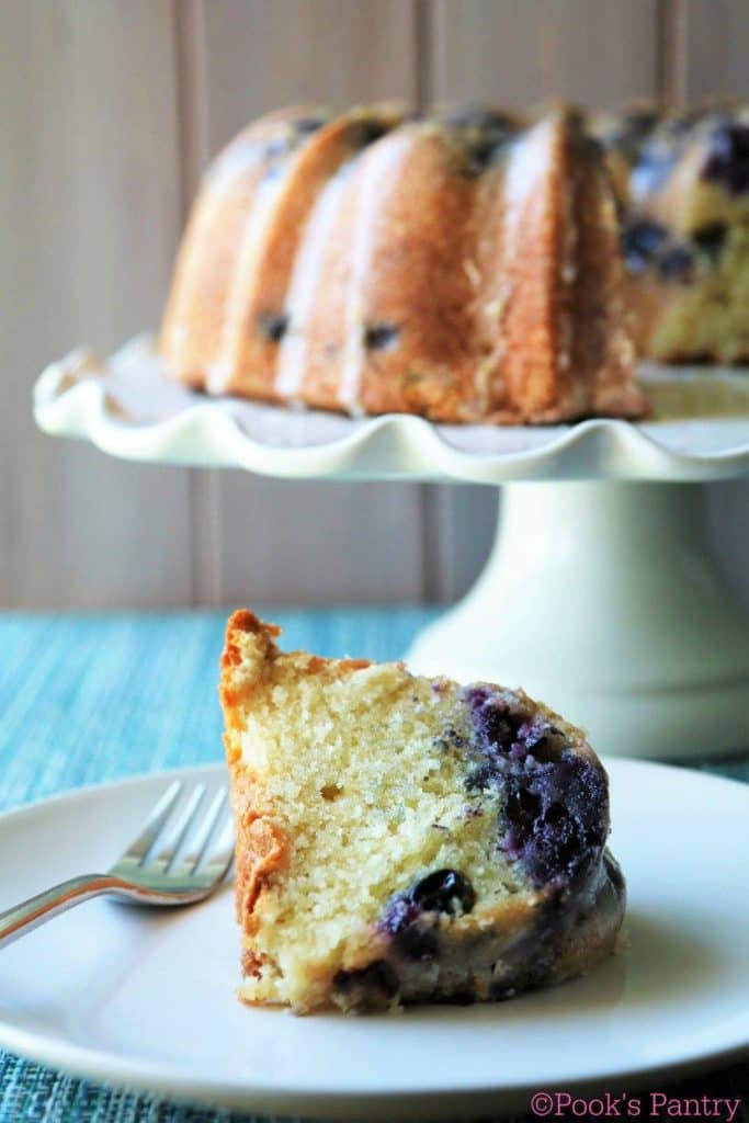 Blueberry Buttermilk Bundt Cake | Pook's Pantry