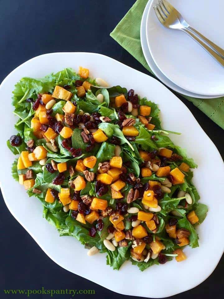 Arugula, Butternut and White Bean Salad  | Pook's Pantry