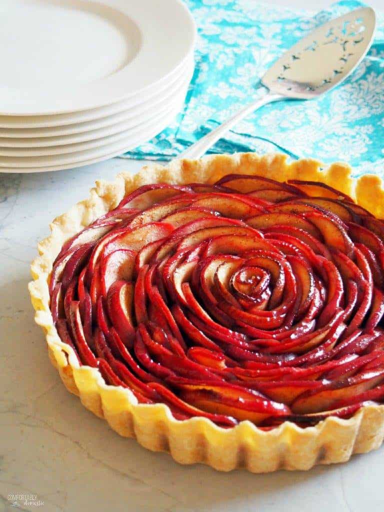 Rose Apple Cake | Comfortably Domestic