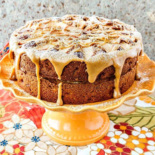 Fresh and Dried Apple Pecan Cake | Pastry Chef Online
