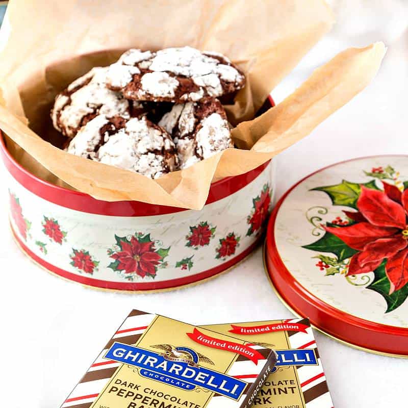 Gluten-Free Chocolate Peppermint Crinkle Cookies | Pastry Chef Online