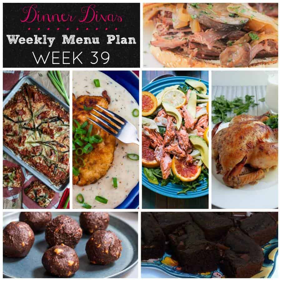 Weekly Meal Plan | girlinthelittleredkitchen.com